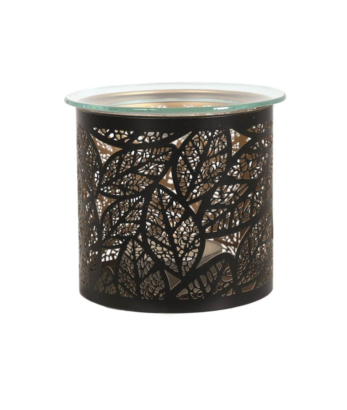 Black Leaf Candle Burner