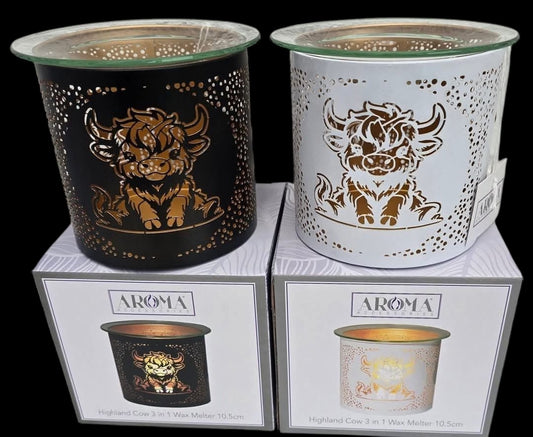 Highland Cow Tea-Light Burner/Candle Holder